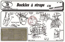 Royal Model 1/35 Buckles and Straps Set [Photo-etch Accessory for Figures] 040