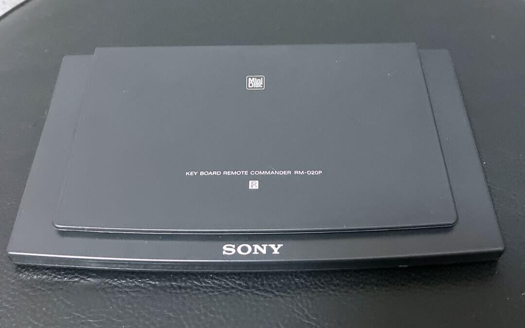 SONY RM-D20P Mini Disc Keyboard Remote Commander TOC used JP SONY RM-D20P Mini Disc Keyboard Remote Commander TOC used JP