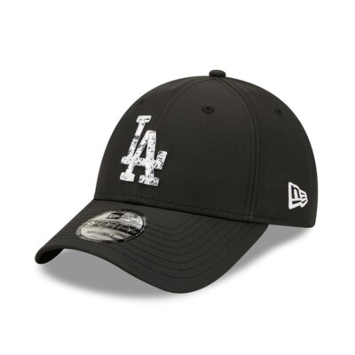 New Era Cap MLB 9Forty LA Dodgers Mütze Verstellbar Schwarz Weiß Sprinkles Neu