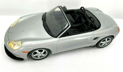 Jouet vintage Porsche Boxster Dickie gris noir cabriolet voiture