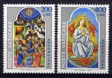 VATICAN Sc#615-6 1977 Feast of the Assumption MNH