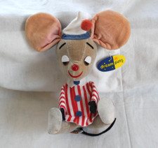 Vintage 6" Dakin Dream Pets "Midnight Mouse" in Pajamas 731 W/Tags