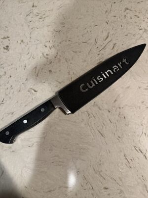 RAZOR SHARP Cuisinart C77TR-7SAN Stainless Steel 8'' Chef Knife w/ Plastic Sheath