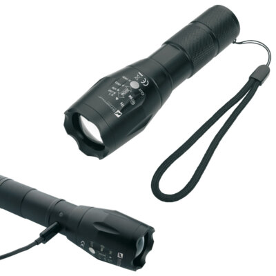 Schwarzwolf outdoor DELGADA wiederaufladbare CREE T6 Taschenlampe 270 Lumen