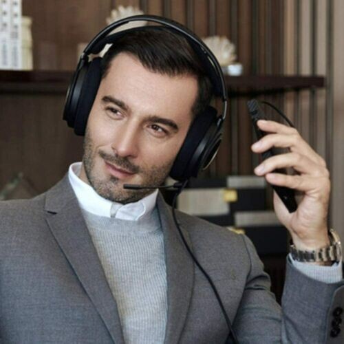 Philips Cuffie cablate audio con microfono - Over-Ear Open-Back SHP9600 MB - Foto 2 di 5