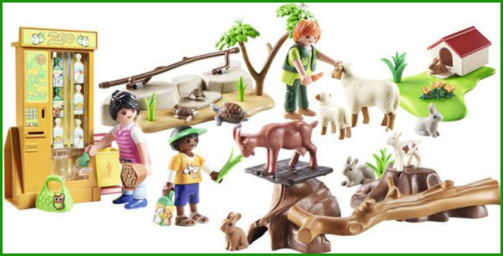 Playmobil 動物園 フィギュアセット 71191 Amazon.co.jp: プレイモービル 動物園 ふれあい動物園 (2024