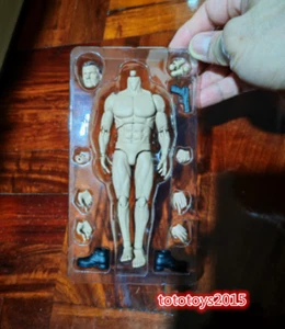 ANT 1:12 Muscular Strong Figure Flexible Body Head Hand Shape Shoes Male Doll