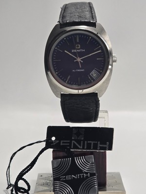 Zenith  Armbanduhr XL- Electronic-Quartz RAR Vintageuhr 38 mm Ø original Nos Uhr