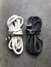 Charitable Donation 2 Weaver Rounded Black & White Cotton Lunge Lines