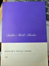SADLER'S WELL OPERA - INIA TE WIATA - DONALD McINTYRE  - THEATRE PROGRAMME