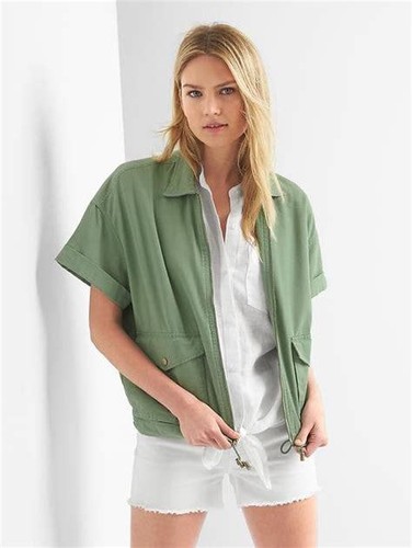 Short Sleeve Utility Jacket Size 
