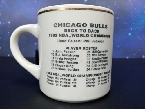 Chicago Bulls 1992 Vintage NBA World Champs Basketball mit Kader Michael Jordan - Bild 4 von 7