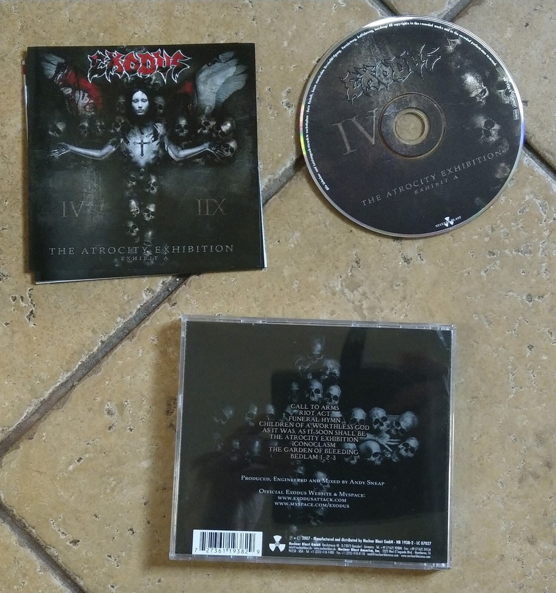 EXODUS ‎– The Atrocity Exhibition - Exhibit A (Audio CD) | eBay
