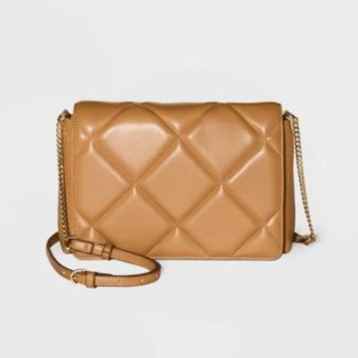 Square Woven Crossbody Bag A New Day eBay
