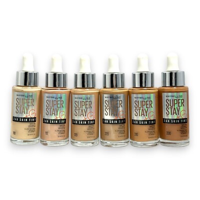 Maybelline Super Stay 24H Skin Tint + Vitamin C (30ml/1.0fl.oz.) New; You Pick!