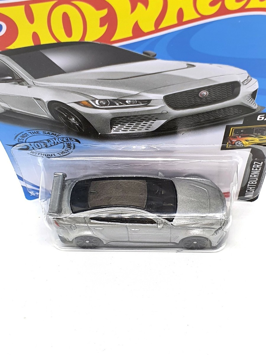 Hot Wheels Silver Jaguar XE SV Project 8 Kids Diecast Model
