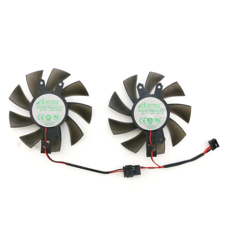 Graphics Card Cooling Fan for Gainward GTX1650 1050 1050ti Storm Whirlwind/Wind - Image 4 of 4
