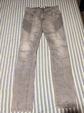 Pierre Balmain Grey Jeans Biker Size 30 Made ...