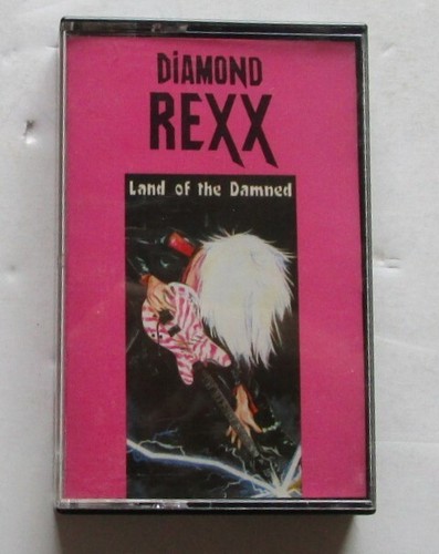 Diamond Rexx Land Of The Damned Cassette Tape & Inset Island Records 1986