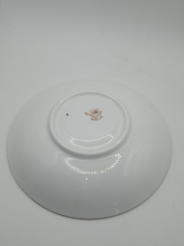 Vintage Old Royal Vale Bone China Tea Cup & Saucer Purple & Black Floral Pattern - Picture 7 of 11