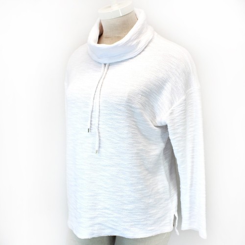 Jones New York Plus White Turtle Neck 3/4 Sleeve Top Sweatshirt 3X