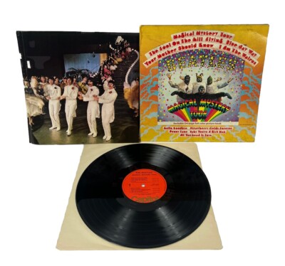 The Beatles- Magical Mystery Tour- LP 1976 Orange Capitol SMAL