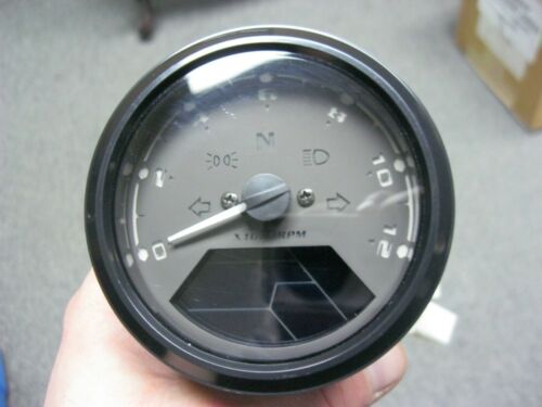 Universal Motorcycle Digital Speedometer with Tachometer / LED Indicators - Bild 2 von 10