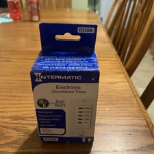 Intermatic Ei220w Electronic Timer,1-2-4-8-Hr,Spst,120 V