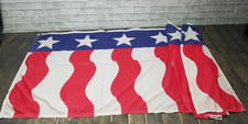 GREAT AMERICAN Hanging Flag 95"x35" Stars with Tails Red White Blue 4th of July