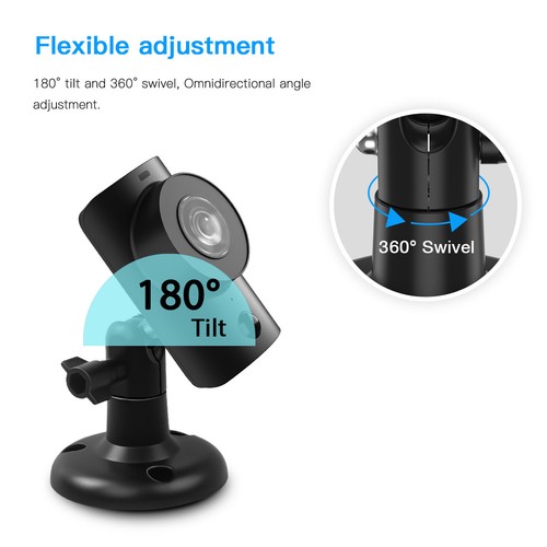 Montaje de pared ajustable 360° HOLACA para cámara SimpliSafe (1080p) - Imagen 4 de 10
