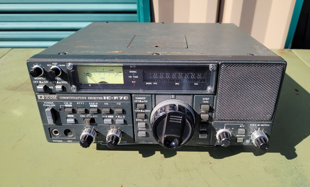RARE Vintage ICOM IC-R70 Communications Receiver Tested | eBay RARE Vintage ICOM IC-R70 Communications Receiver Tested | eBay
