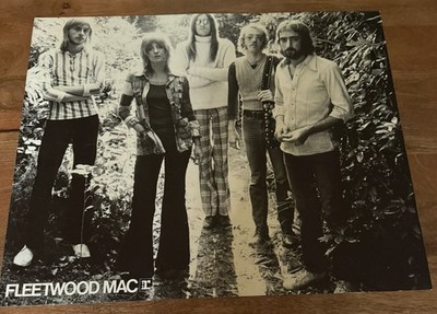 Original Fleetwood Mac Promo Poster Reprise Records 1971 21.5x26.75