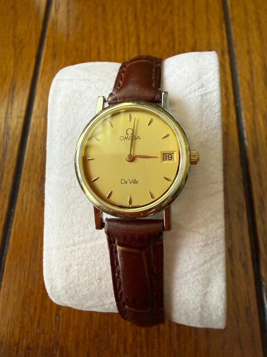 Leather OMEGA De Ville Women Wristwatches for sale | eBay display picture 3