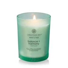 Chesapeake Bay Balance + Harmony Scented Candle Water Lily Pear Fragrance 50 ...