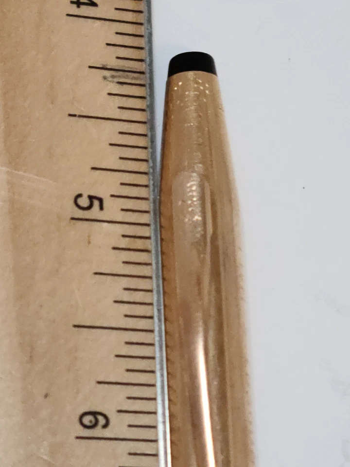 CROSS CENTURY 1/20 14K GOLD FILLED FOUNTAIN PEN 14K GOLD NIB BOLD - Image 4 of 4