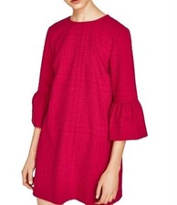 Cerise Pink Size Medium 12 Zara Women's Dress S Pink