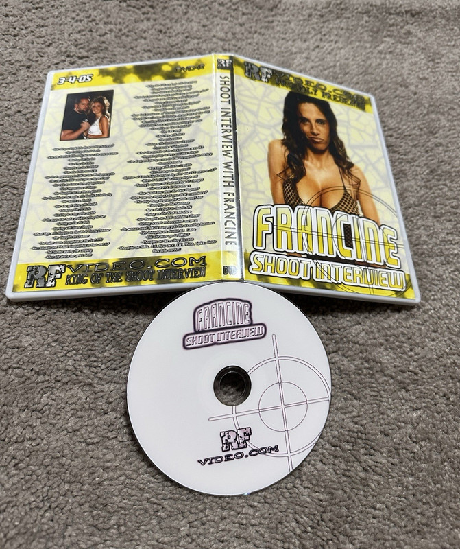 RF Video Francine Shoot Interview DVD Movie Pro Wrestling ECW