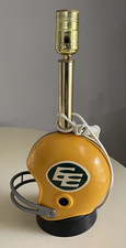 EDMONTON ESKIMOS CFL FOOTBALL HELMET LAMP 1973 MINT NEW OLD STOCK 13 INCHES