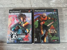 Evergrace & The Bouncer PS2 PlayStation 2 CIB (WATER DAMAGED)