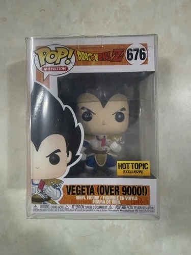 Funko Pop! Dragon Ball Z - Vegeta (Over 9000!) - Hot Topic (HT) (Exclusive) #676