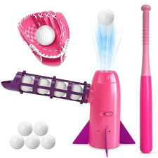 Baseball Pitching Machine Pop Up Launcher Trainer for Kids and Adult, Tball T...