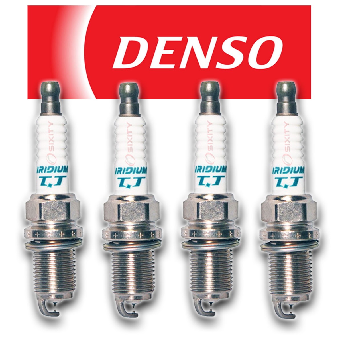 4 OEM DENSO 4702 / IK20TT Spark Plug - Iridium TT