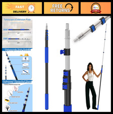 26FT Telescopic Extension Pole - 5-20FT Adjustable Lightweight Aluminum for Pain