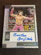 2023 Panini Chronicles WWE Donruss Optic Brutus Beefcake Auto Mojo Prizm #/25