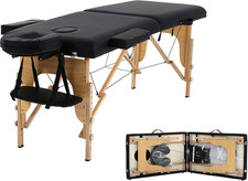 24 in Wide Massage Tables Portable Lash Bed 73 Inch Tattoo Table, Height Adjusta