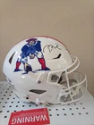 TOM BRADY SIGNED NEW ENGLAND PATRIOTS WHITE AUTHENTIC SPEEDFLEX HELMET FANATICS