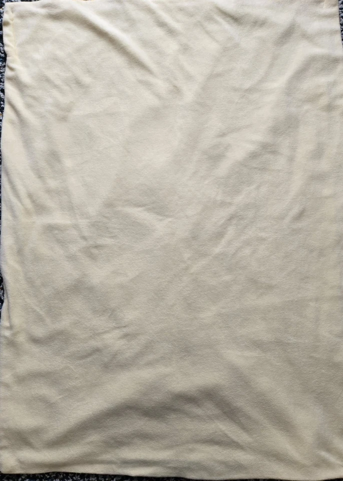 Vintage Handmade Yellow Crib Baby Blanket Cotton Blend  Ladybugs Pattern 48"×37" - Image 2 of 4