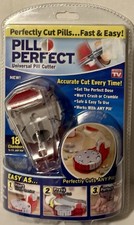 Pill Perfect Universal Cutter - Fits Splits Any Size Pill Easy - Comfort Grip