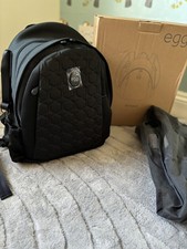 Image of New Egg3 Backpack Changing Bag & Changing Mat - Black Olive Egg stroller bag