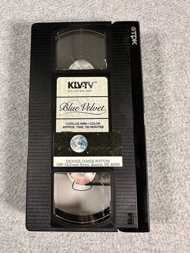 Blue Velvet VHS 1986 - David Lynch - Kyle MacLachlan, Dennis Hopper - tested - Picture 7 of 8